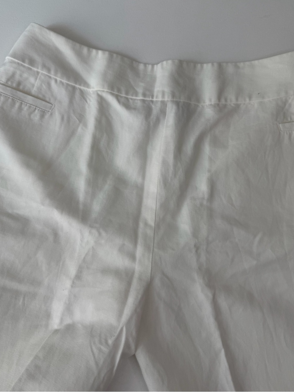 Episode White Straight Leg Dress Pants Women’s Size 12 Minimalist Trousers - Picture 8 of 8